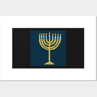 Menorah, Hanukkah, Chanukah Posters and Art